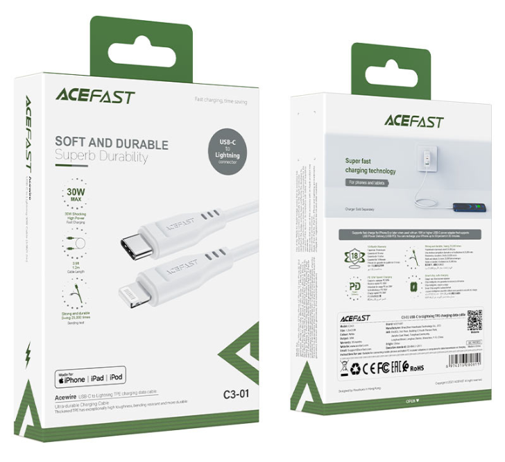ACEFAST C3-01 Cable Usb-c To Lightning - Image 8
