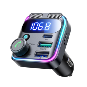 JOYROOM JR-CCB01 Car Wireless FM Transmitter 48W Dual-Mic