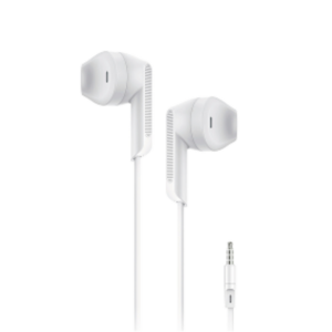 POWERUP X-500 Magnetic Earbuds with 3.5mm Port - White