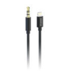 POWERUP AX-3 Audio Cable 3.5mm to Lightning 1m - Black