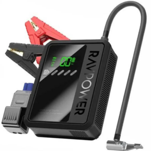 RAVPower 8000mAh (29.6Wh) Jump Starter 2-in-1 with air compressor - RP-PB1240