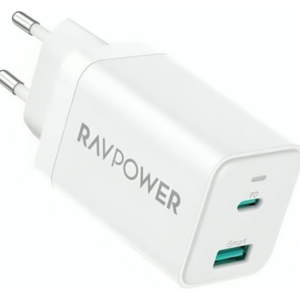 RAVPower Wall Charger2 Out USB-A TYPE-C 45W - RP-PC171