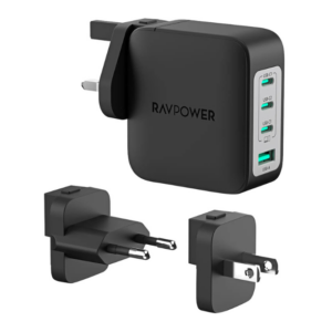 RAVPower Adapter PD 140W 4-Port (Peplaceable AC Plug) RP-PC1087
