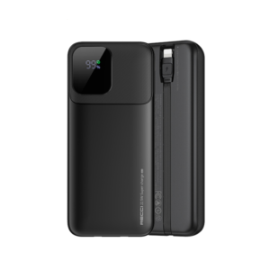 Recci Power Bank 20000mAh RPB-P68  – Fast Charging with Built-in Cable