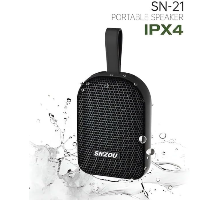 SNZUO SN-21 BassBlast Portable Bluetooth Speaker - Black - Image 2